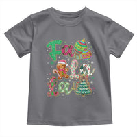 Funny Falala Christmas Song Faux Glitter Gingerbread Toddler T Shirt - Wonder Print Shop