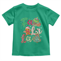 Funny Falala Christmas Song Faux Glitter Gingerbread Toddler T Shirt - Wonder Print Shop