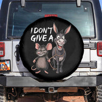 Funny I Dont Give a Rats Ass Spare Tire Cover Donkey And Mouse Meme - Wonder Print Shop
