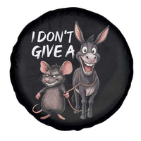 Funny I Dont Give a Rats Ass Spare Tire Cover Donkey And Mouse Meme - Wonder Print Shop