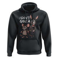 Funny I Dont Give a Rats Ass Hoodie Donkey And Mouse Meme - Wonder Print Shop