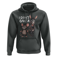 Funny I Dont Give a Rats Ass Hoodie Donkey And Mouse Meme - Wonder Print Shop
