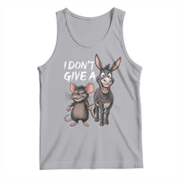 Funny I Dont Give a Rats Ass Tank Top Donkey And Mouse Meme - Wonder Print Shop