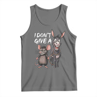 Funny I Dont Give a Rats Ass Tank Top Donkey And Mouse Meme - Wonder Print Shop