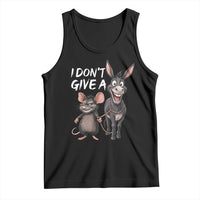 Funny I Dont Give a Rats Ass Tank Top Donkey And Mouse Meme - Wonder Print Shop
