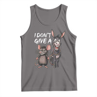 Funny I Dont Give a Rats Ass Tank Top Donkey And Mouse Meme - Wonder Print Shop