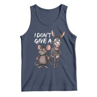 Funny I Dont Give a Rats Ass Tank Top Donkey And Mouse Meme - Wonder Print Shop