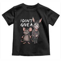 Funny I Dont Give a Rats Ass Toddler T Shirt Donkey And Mouse Meme - Wonder Print Shop
