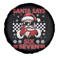 67 Christmas Spare Tire Cover Funny Santa Says Six Seven Meme Gen Alpha Slang - Wonder Print Shop