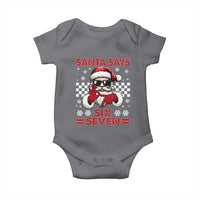 67 Christmas Baby Onesie Funny Santa Says Six Seven Meme Gen Alpha Slang - Wonder Print Shop