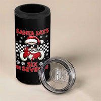 67 Christmas 4 in 1 Can Cooler Tumbler Funny Santa Says Six Seven Meme Gen Alpha Slang - Wonder Print Shop