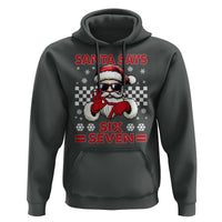 67 Christmas Hoodie Funny Santa Says Six Seven Meme Gen Alpha Slang - Wonder Print Shop