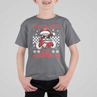 67 Christmas T Shirt For Kid Funny Santa Says Six Seven Meme Gen Alpha Slang - Wonder Print Shop