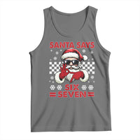 67 Christmas Tank Top Funny Santa Says Six Seven Meme Gen Alpha Slang - Wonder Print Shop
