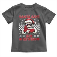 67 Christmas Toddler T Shirt Funny Santa Says Six Seven Meme Gen Alpha Slang - Wonder Print Shop
