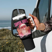 Funny Pink Santa Says Six Seven Tumbler With Handle 67 Christmas Meme Gen Alpha - Wonder Print Shop