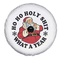Ho Ho Holy Shit What A Year Spare Tire Cover Funny Christmas Santa - Wonder Print Shop