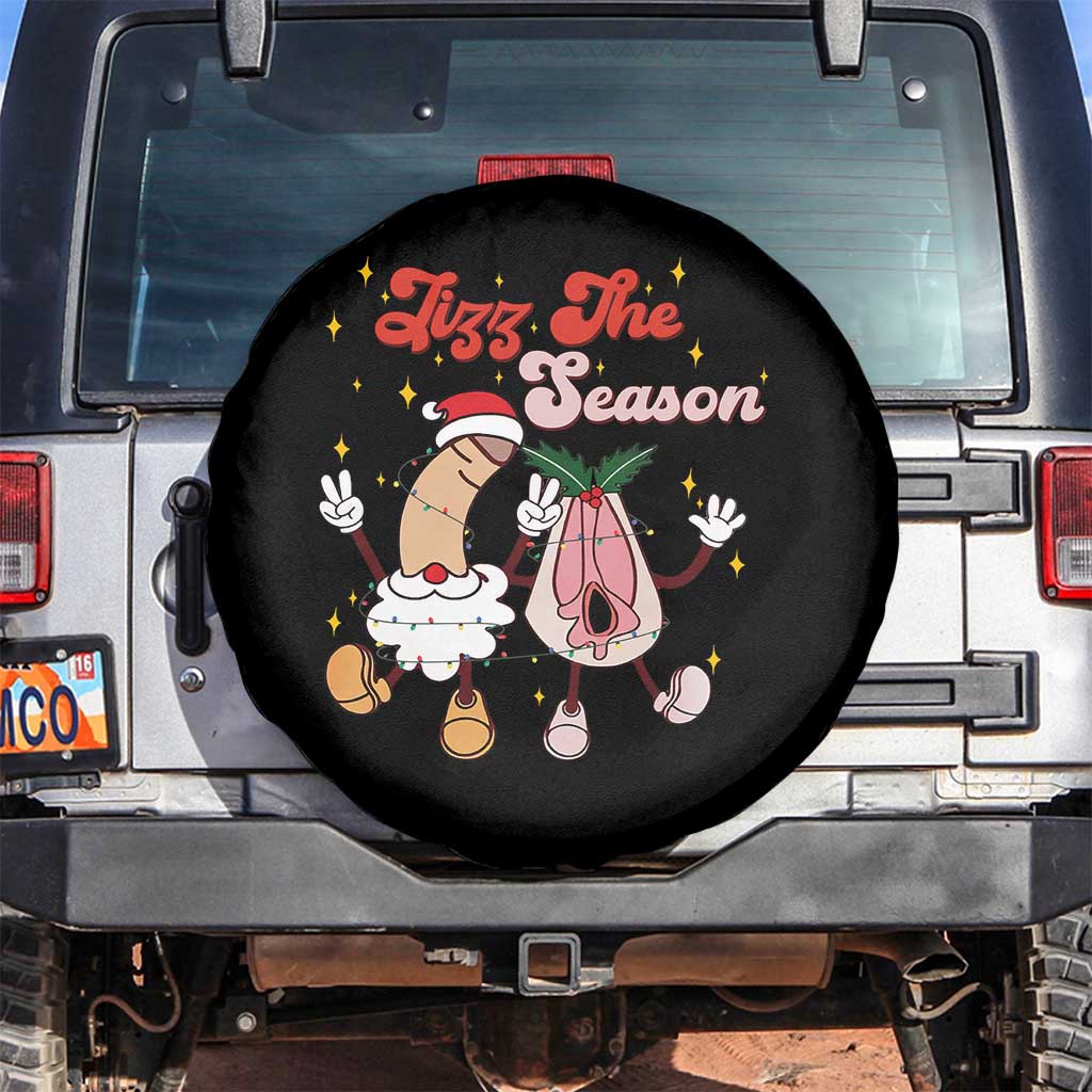 Dirty Christmas Jizz The Season Spare Tire Cover Funny Xmas Inappropriate Adult Humor - Wonder Print Shop
