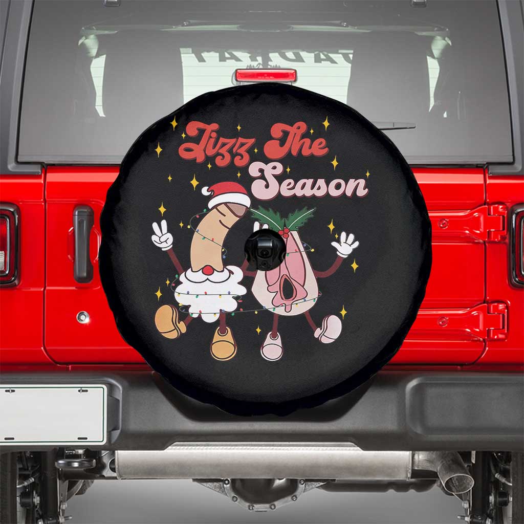 Dirty Christmas Jizz The Season Spare Tire Cover Funny Xmas Inappropriate Adult Humor - Wonder Print Shop