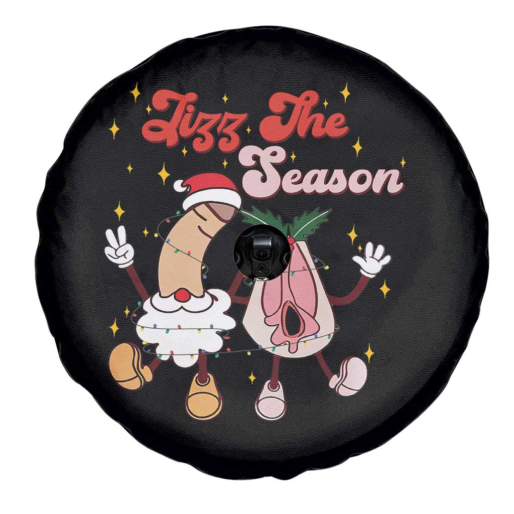 Dirty Christmas Jizz The Season Spare Tire Cover Funny Xmas Inappropriate Adult Humor - Wonder Print Shop