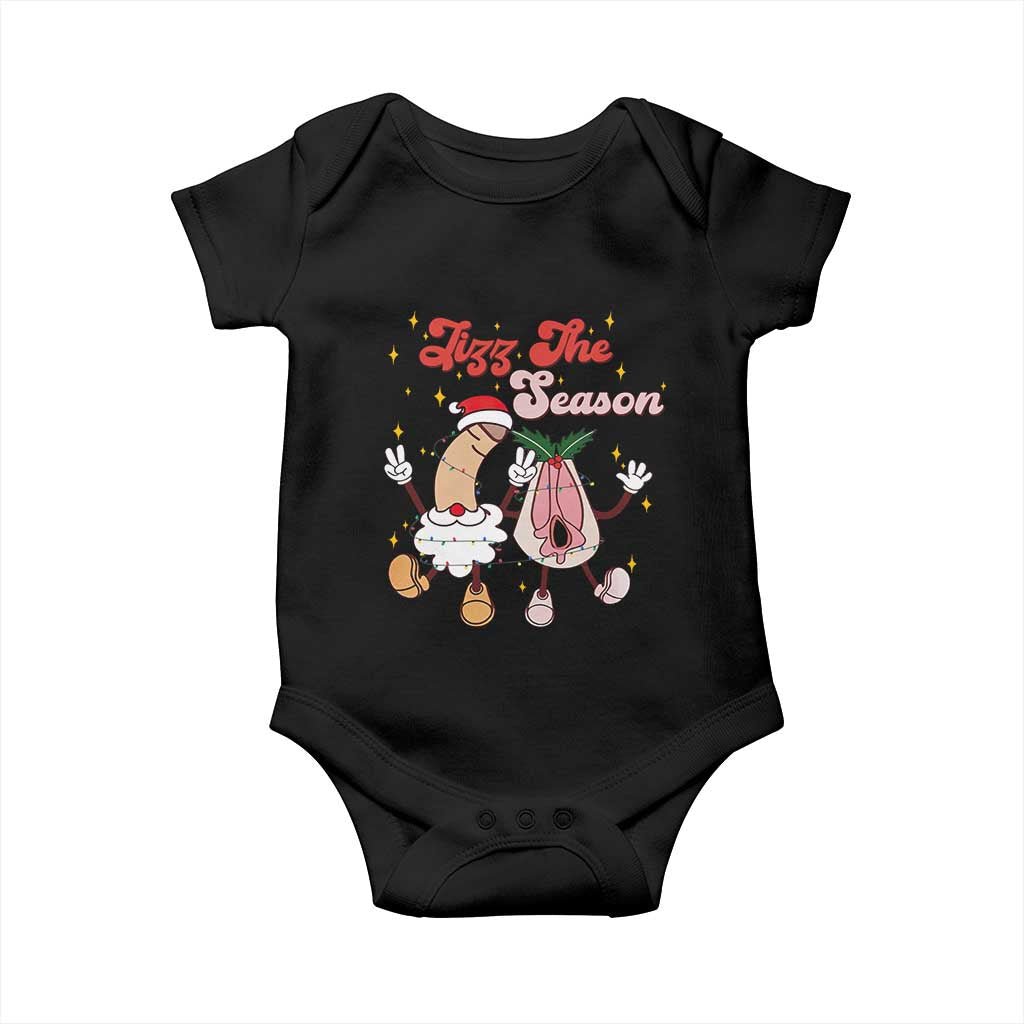 Dirty Christmas Jizz The Season Baby Onesie Funny Xmas Inappropriate Adult Humor - Wonder Print Shop