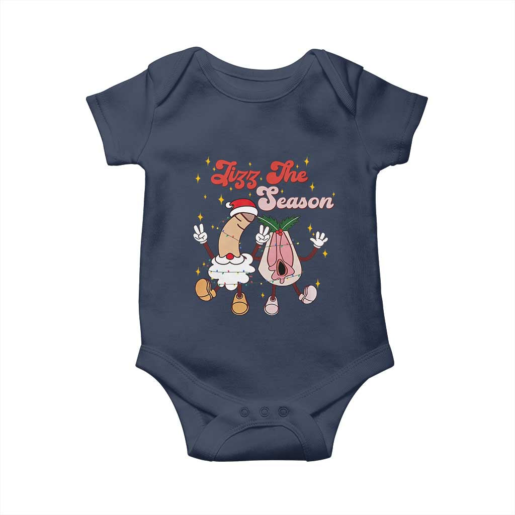 Dirty Christmas Jizz The Season Baby Onesie Funny Xmas Inappropriate Adult Humor - Wonder Print Shop