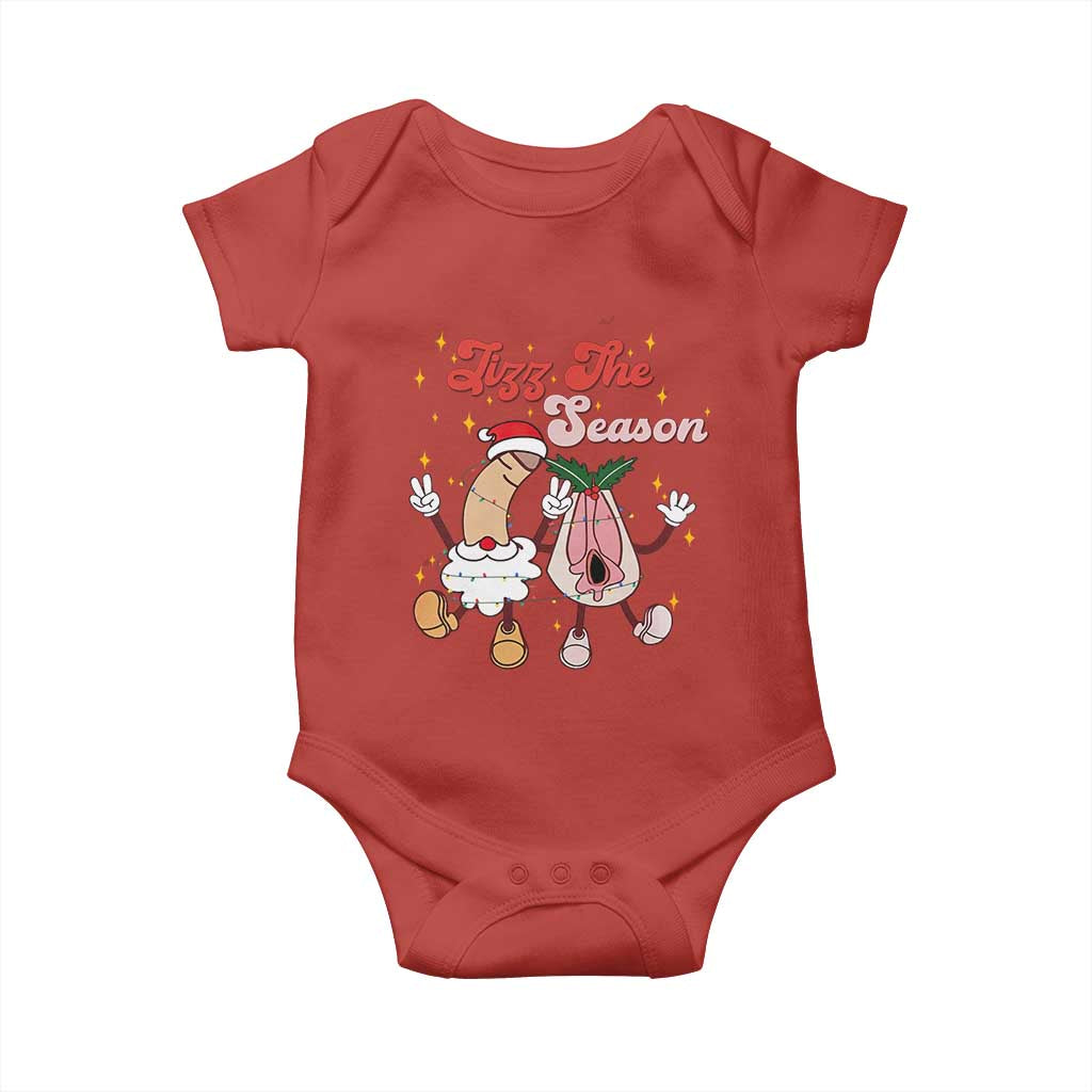 Dirty Christmas Jizz The Season Baby Onesie Funny Xmas Inappropriate Adult Humor - Wonder Print Shop
