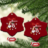 Dirty Christmas Jizz The Season Ceramic Ornament Funny Xmas Inappropriate Adult Humor - Wonder Print Shop