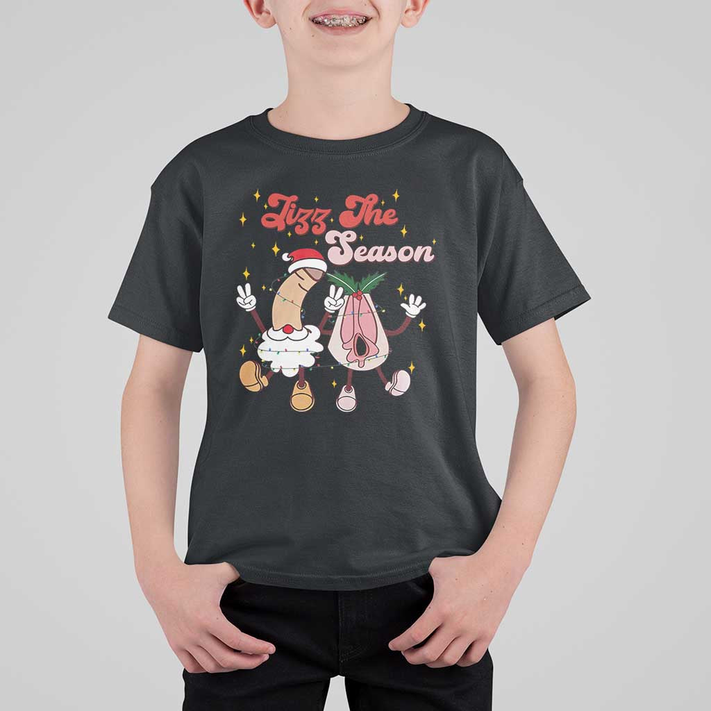Dirty Christmas Jizz The Season T Shirt For Kid Funny Xmas Inappropriate Adult Humor - Wonder Print Shop