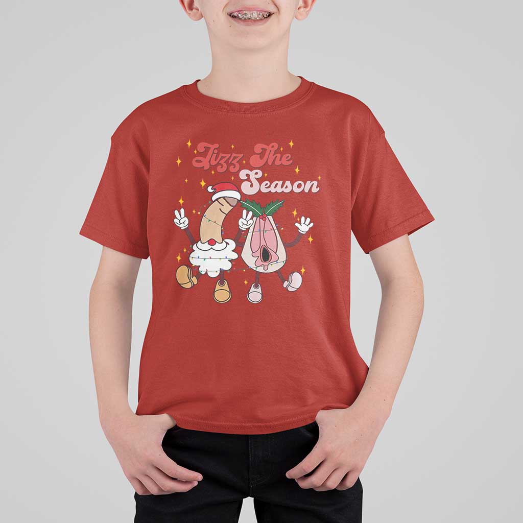 Dirty Christmas Jizz The Season T Shirt For Kid Funny Xmas Inappropriate Adult Humor - Wonder Print Shop