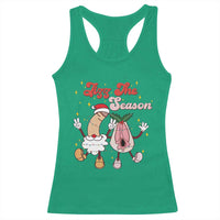 Dirty Christmas Jizz The Season Racerback Tank Top Funny Xmas Inappropriate Adult Humor - Wonder Print Shop
