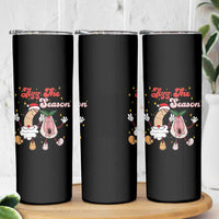 Dirty Christmas Jizz The Season Skinny Tumbler Funny Xmas Inappropriate Adult Humor - Wonder Print Shop