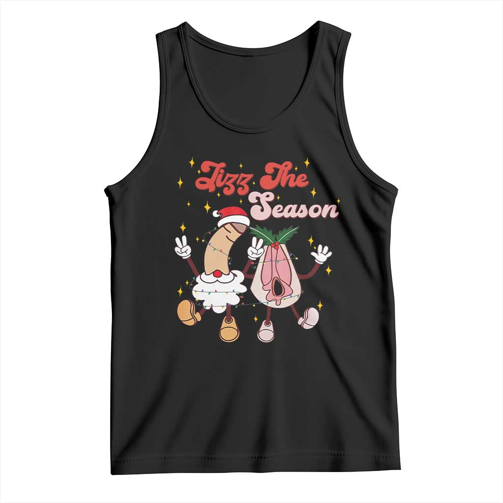 Dirty Christmas Jizz The Season Tank Top Funny Xmas Inappropriate Adult Humor - Wonder Print Shop