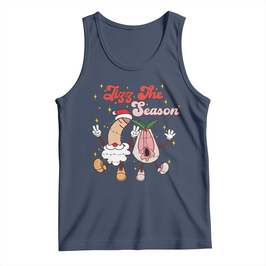 Dirty Christmas Jizz The Season Tank Top Funny Xmas Inappropriate Adult Humor - Wonder Print Shop
