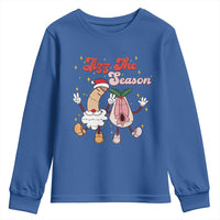 Dirty Christmas Jizz The Season Youth Sweatshirt Funny Xmas Inappropriate Adult Humor - Wonder Print Shop
