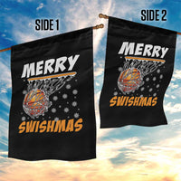 Funny Christmas Basketball Garden Flag Merry Swishmas Xmas Swish Technique - Wonder Print Shop