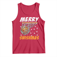 Funny Christmas Basketball Tank Top Merry Swishmas Xmas Swish Technique - Wonder Print Shop