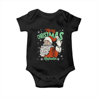 Funny Merry Christmas Assholes Baby Onesie Xmas Naughty Santa Adult Jokes - Wonder Print Shop