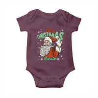 Funny Merry Christmas Assholes Baby Onesie Xmas Naughty Santa Adult Jokes - Wonder Print Shop