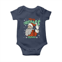 Funny Merry Christmas Assholes Baby Onesie Xmas Naughty Santa Adult Jokes - Wonder Print Shop