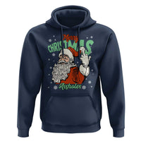 Funny Merry Christmas Assholes Hoodie Xmas Naughty Santa Adult Jokes - Wonder Print Shop