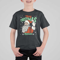 Funny Merry Christmas Assholes T Shirt For Kid Xmas Naughty Santa Adult Jokes - Wonder Print Shop
