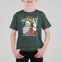 Funny Merry Christmas Assholes T Shirt For Kid Xmas Naughty Santa Adult Jokes - Wonder Print Shop