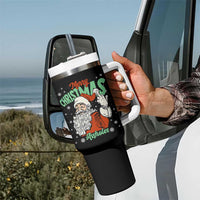 Funny Merry Christmas Assholes Tumbler With Handle Xmas Naughty Santa Adult Jokes - Wonder Print Shop