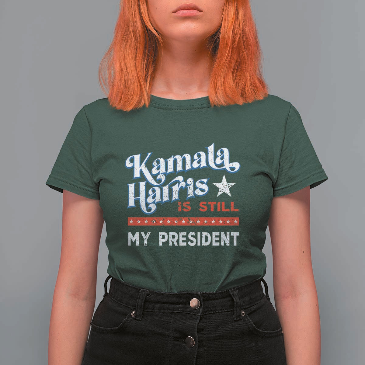 Harris Is Still My President T Shirt For Women Vintage Star - Wonder Print Shop