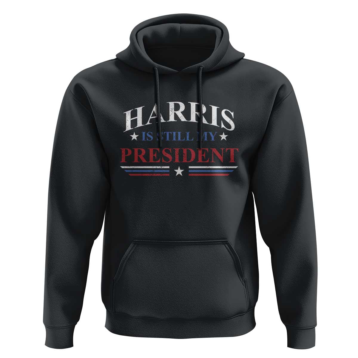 Harris Is Still My President Hoodie Star Striped