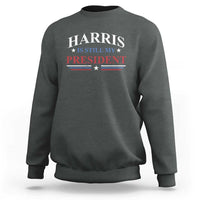 Harris Is Still My President Sweatshirt Star Striped - Wonder Print Shop