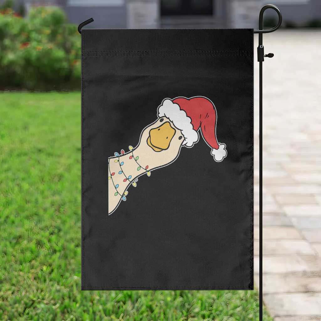 Funny Christmas Silly Goose Festive Holiday Garden Flag - Wonder Print Shop