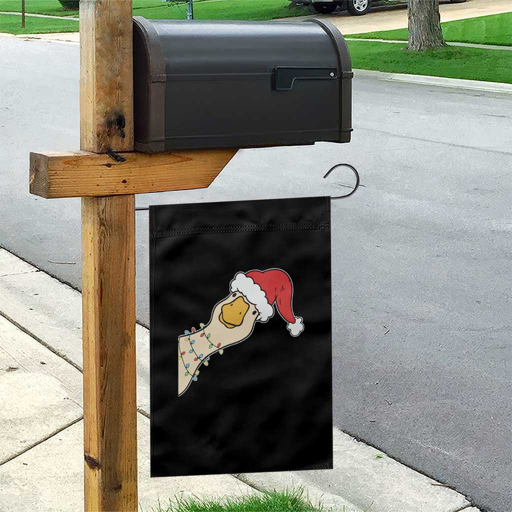 Funny Christmas Silly Goose Festive Holiday Garden Flag - Wonder Print Shop