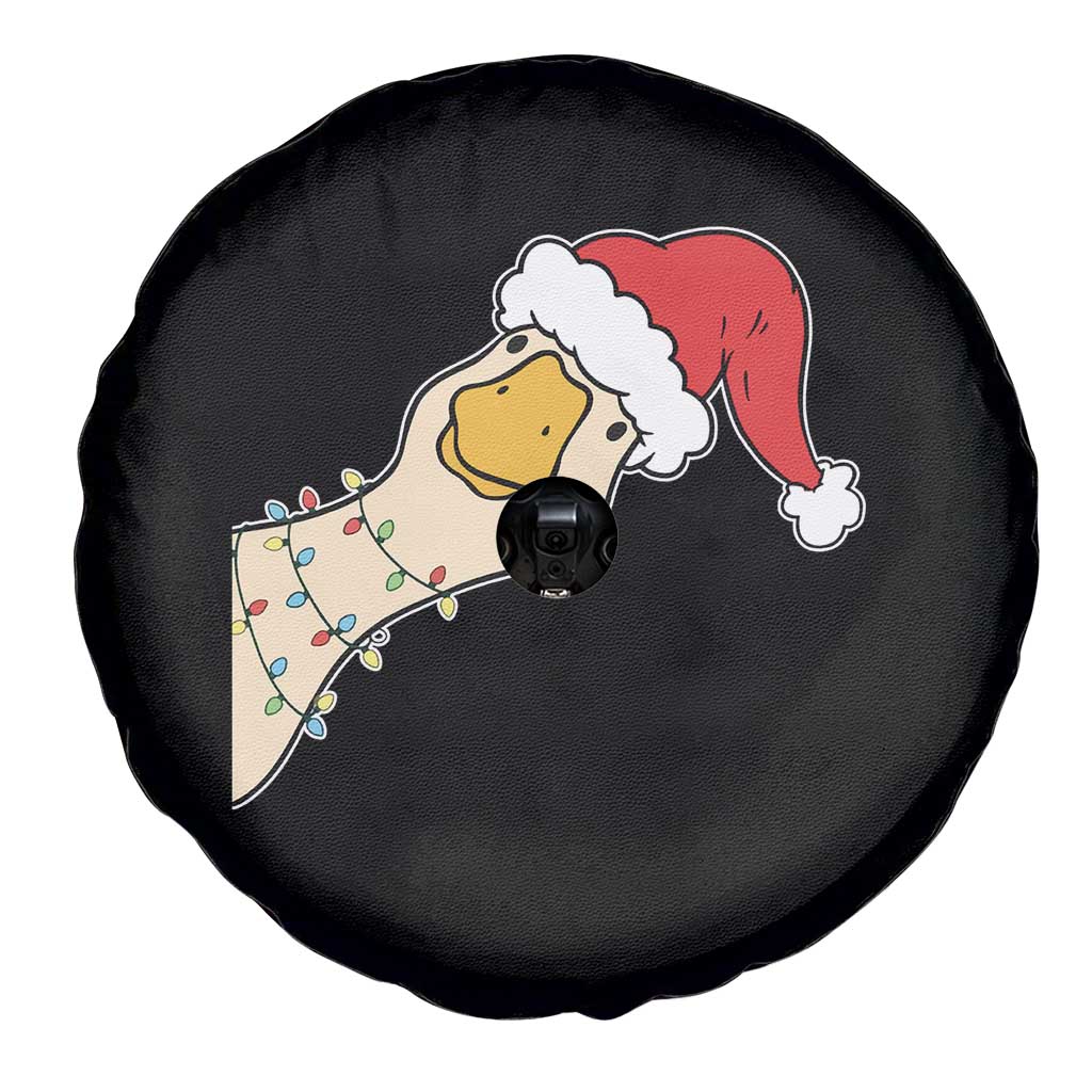 Funny Christmas Silly Goose Festive Holiday Spare Tire Cover - Wonder Print Shop